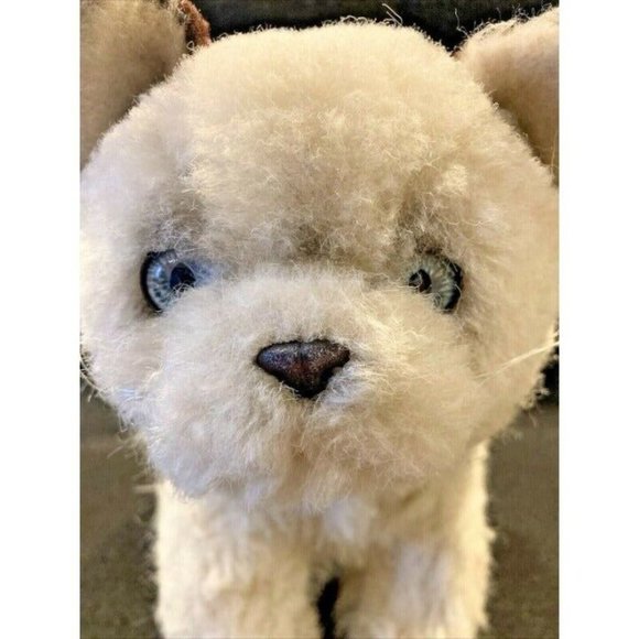 Vintage 1983 AVANTI Himalayan Cat Plush 10” Blonde, Blue Eyes, Brown Tail & Ears - Picture 2 of 12